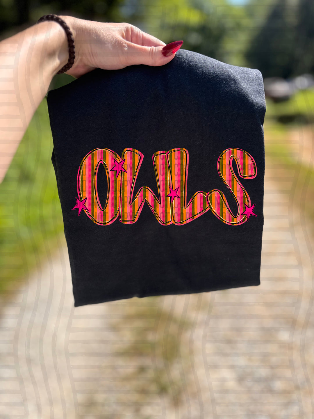 Holly Jolly Cheer Striped DTF Print