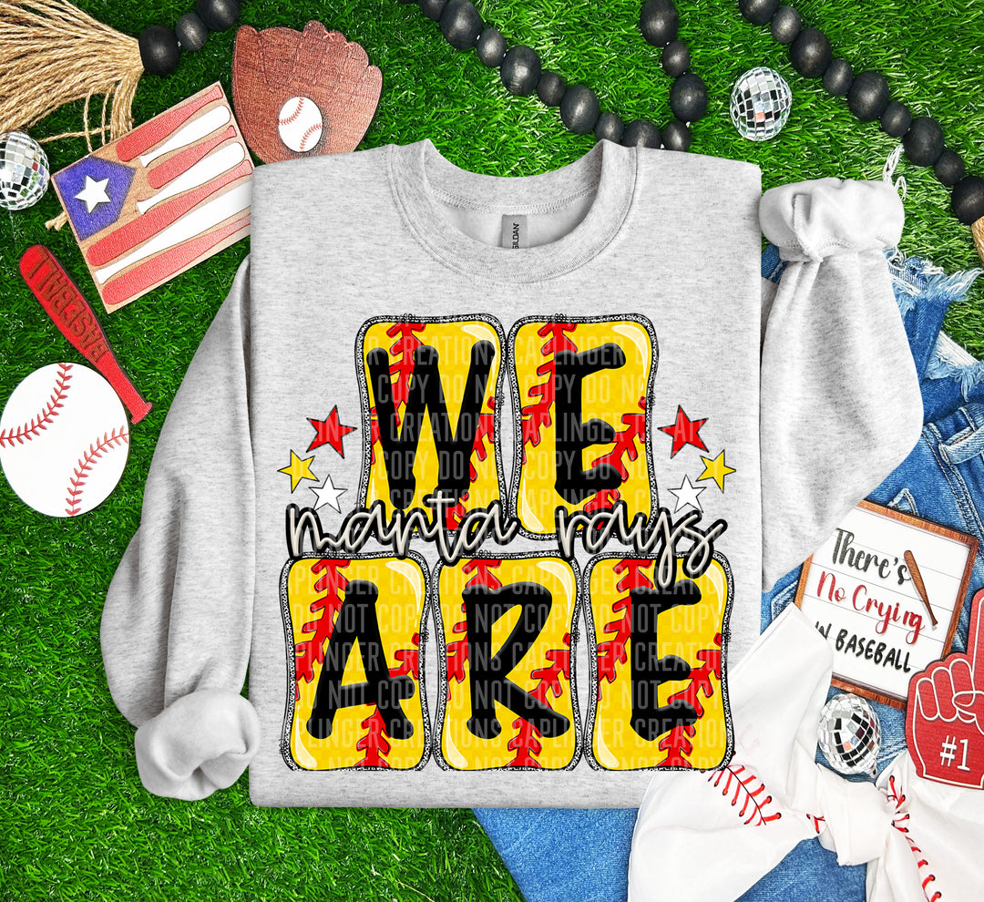 Boxy Softball DTF Print