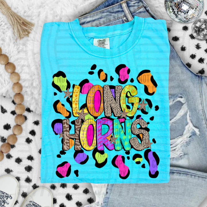 Funky Mix Up Leopard Spots DTF Print