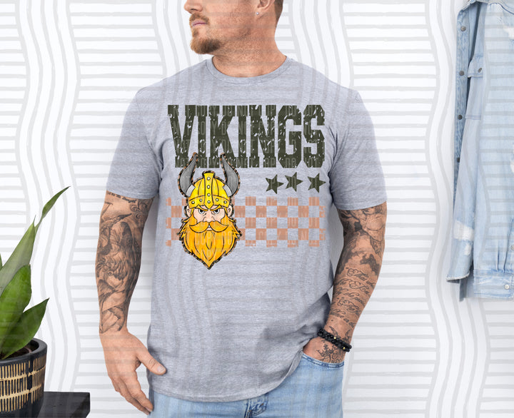 Camo Mascot Heads DTF Print