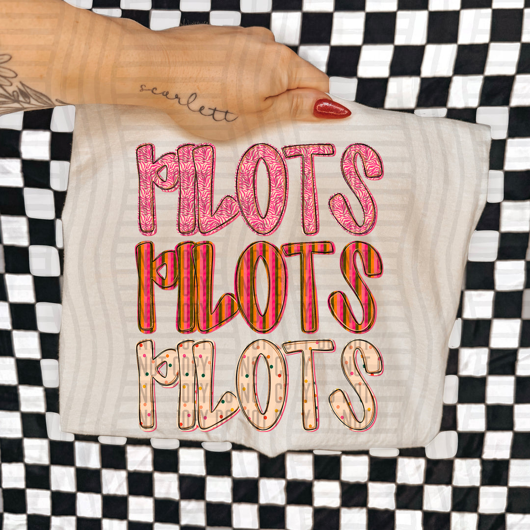 Holly Jolly Cheer Stacked DTF Print