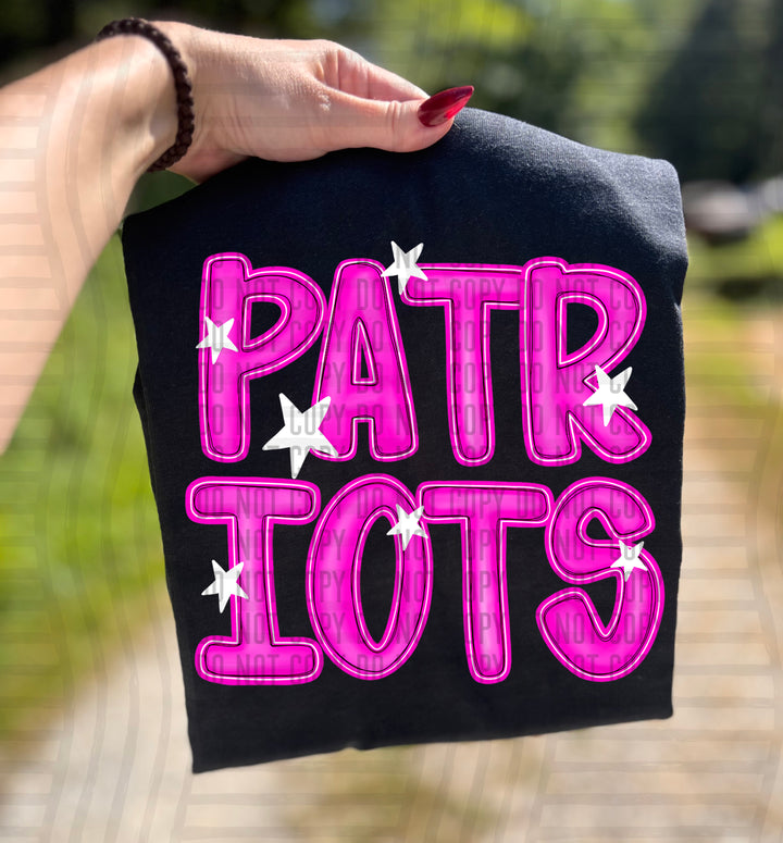 Pink And Preppy Split DTF Print