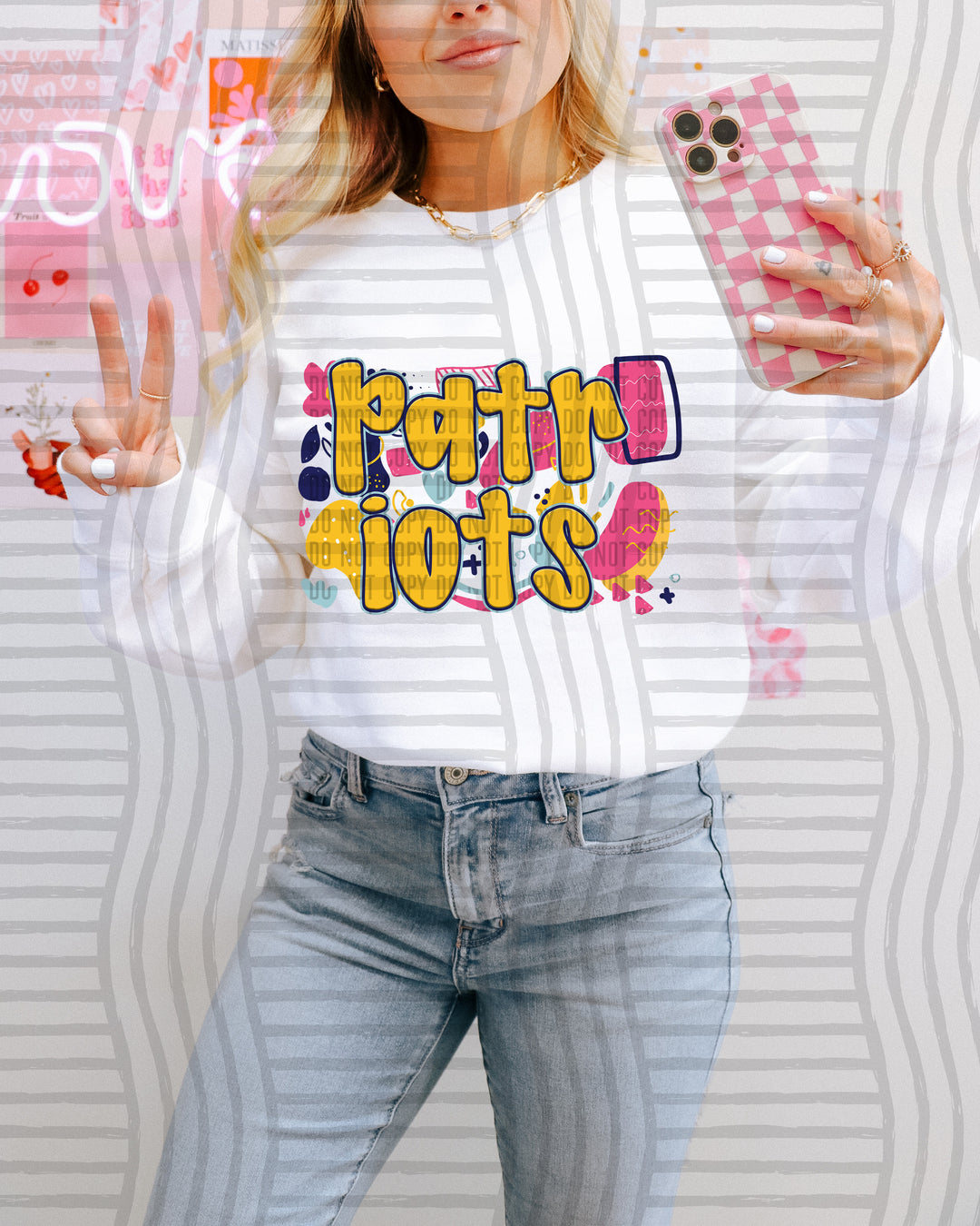 Groovy Mascots DTF Print