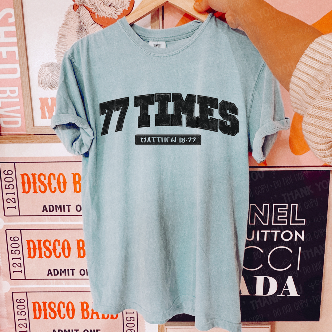 77 Times DTF Print