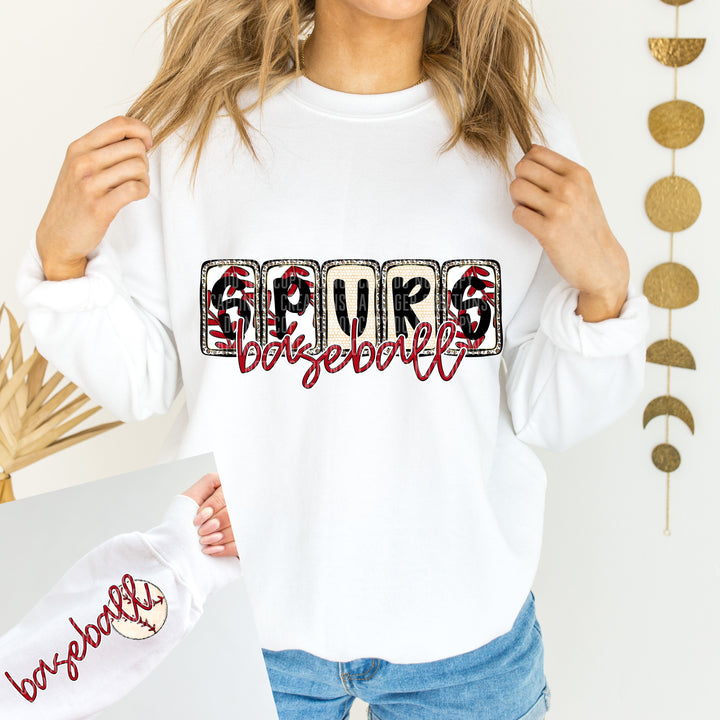 Baseball Boxed FRONT DTF Print