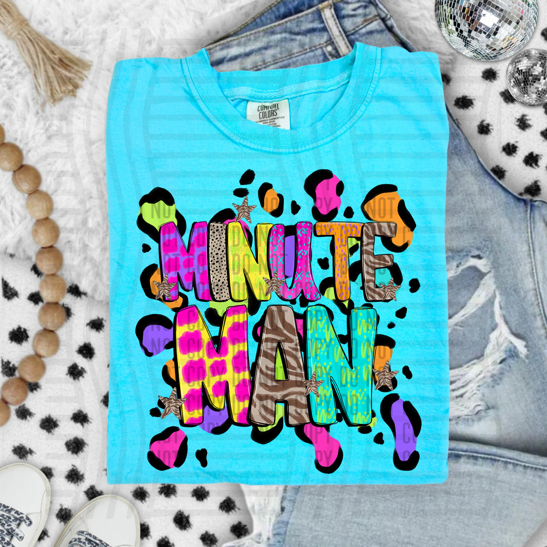 Funky Mix Up Leopard Spots DTF Print