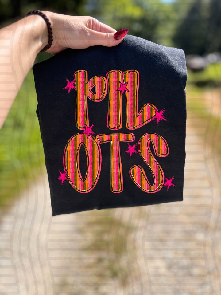 Holly Jolly Cheer Striped DTF Print