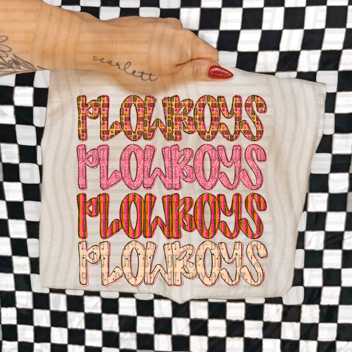 Holly Jolly Cheer Stacked DTF Print