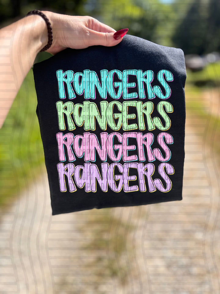 Seersucker Tri/Quad Stacked DTF Print