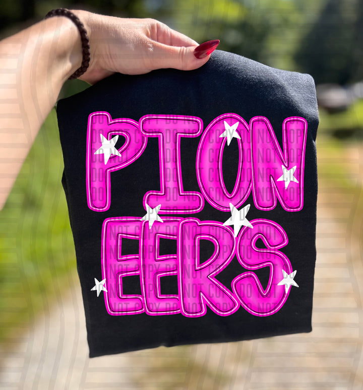 Pink And Preppy Split DTF Print