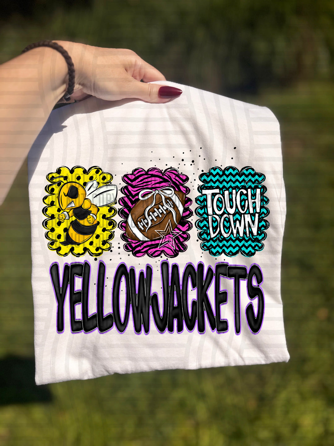 Preppy Bright Trio Mascot Heads DTF Print