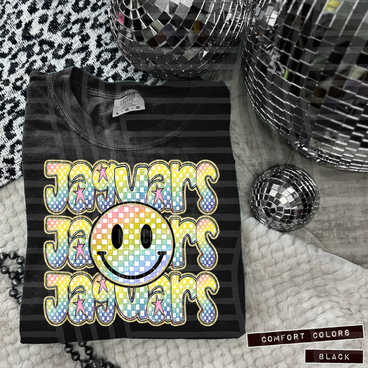 Rainbow Smiley Triple Stack DTF Print