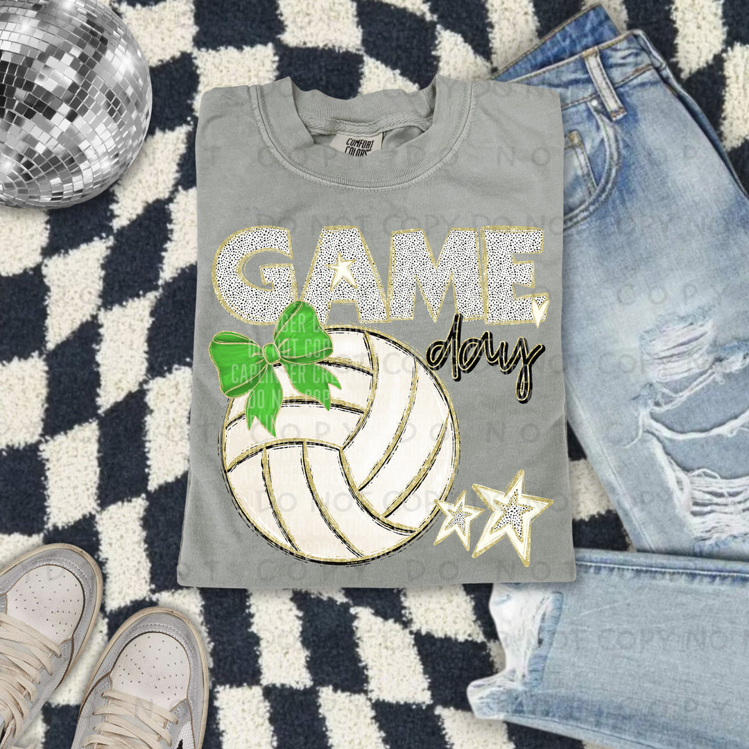 Game Day Volleyball DTF Print