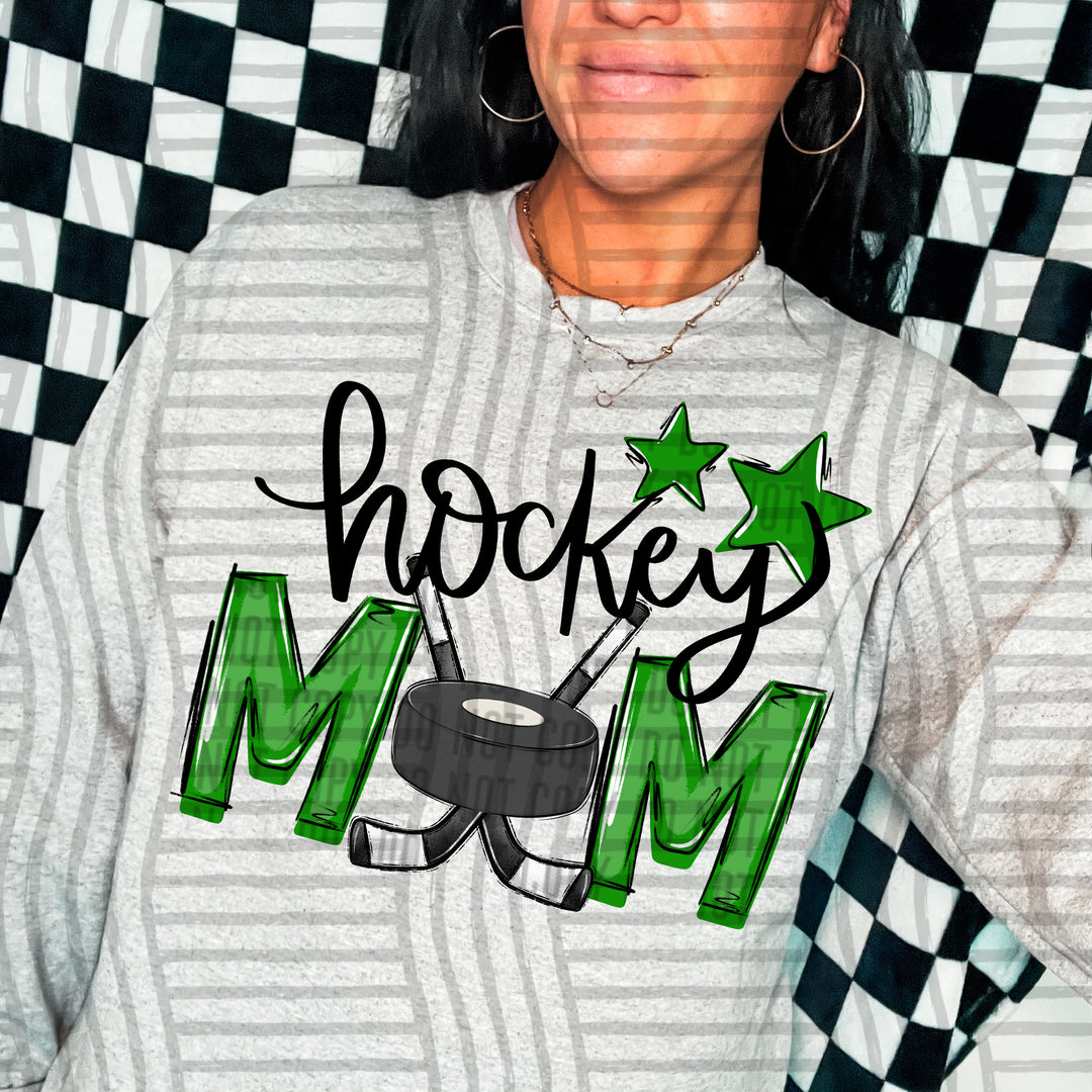Sports Mom Hockey DTF Print