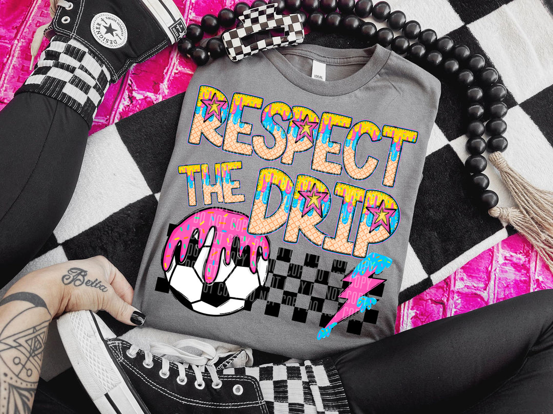Respect The Drip Balls DTF Print