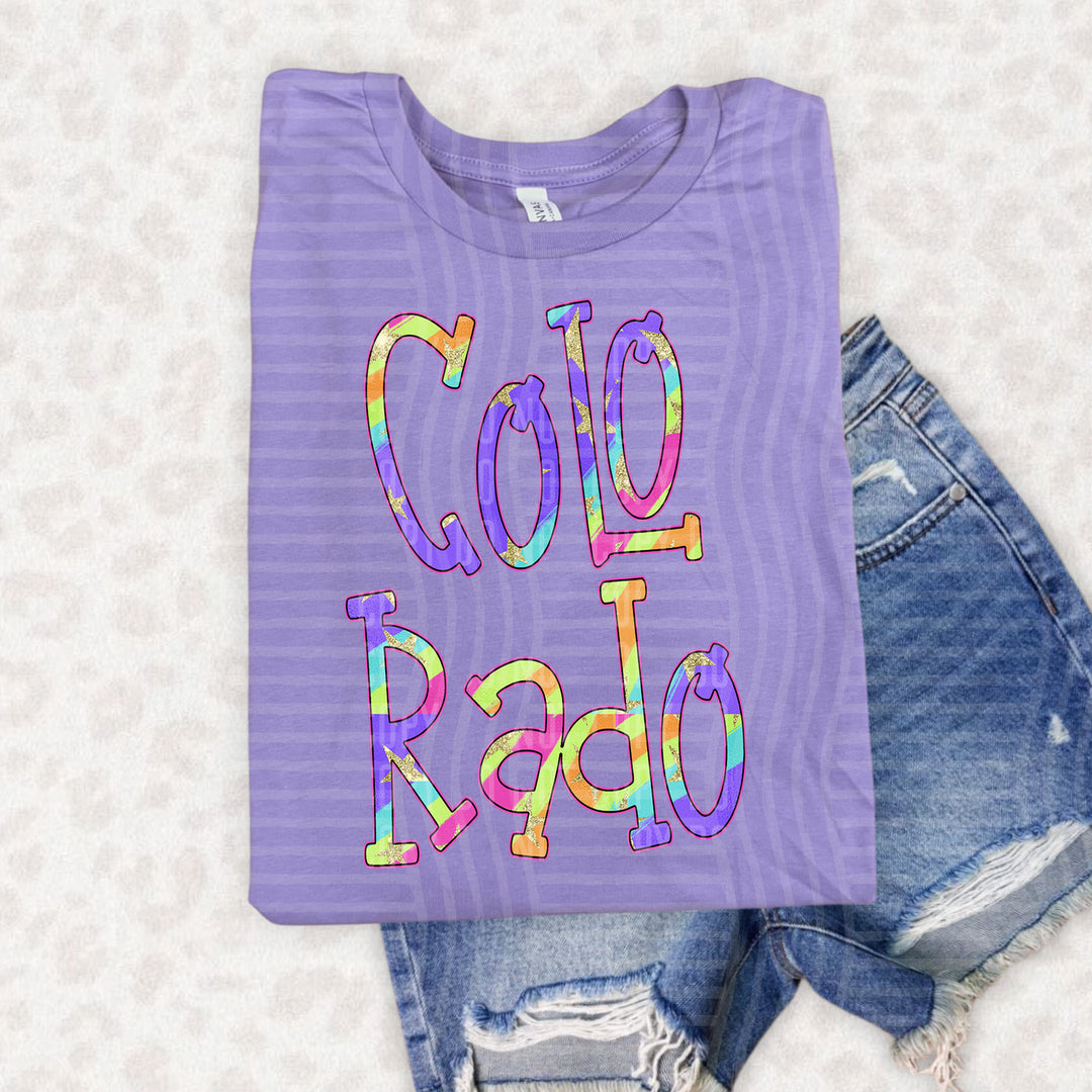 Mitchy Matchy State Swirls DTF Print