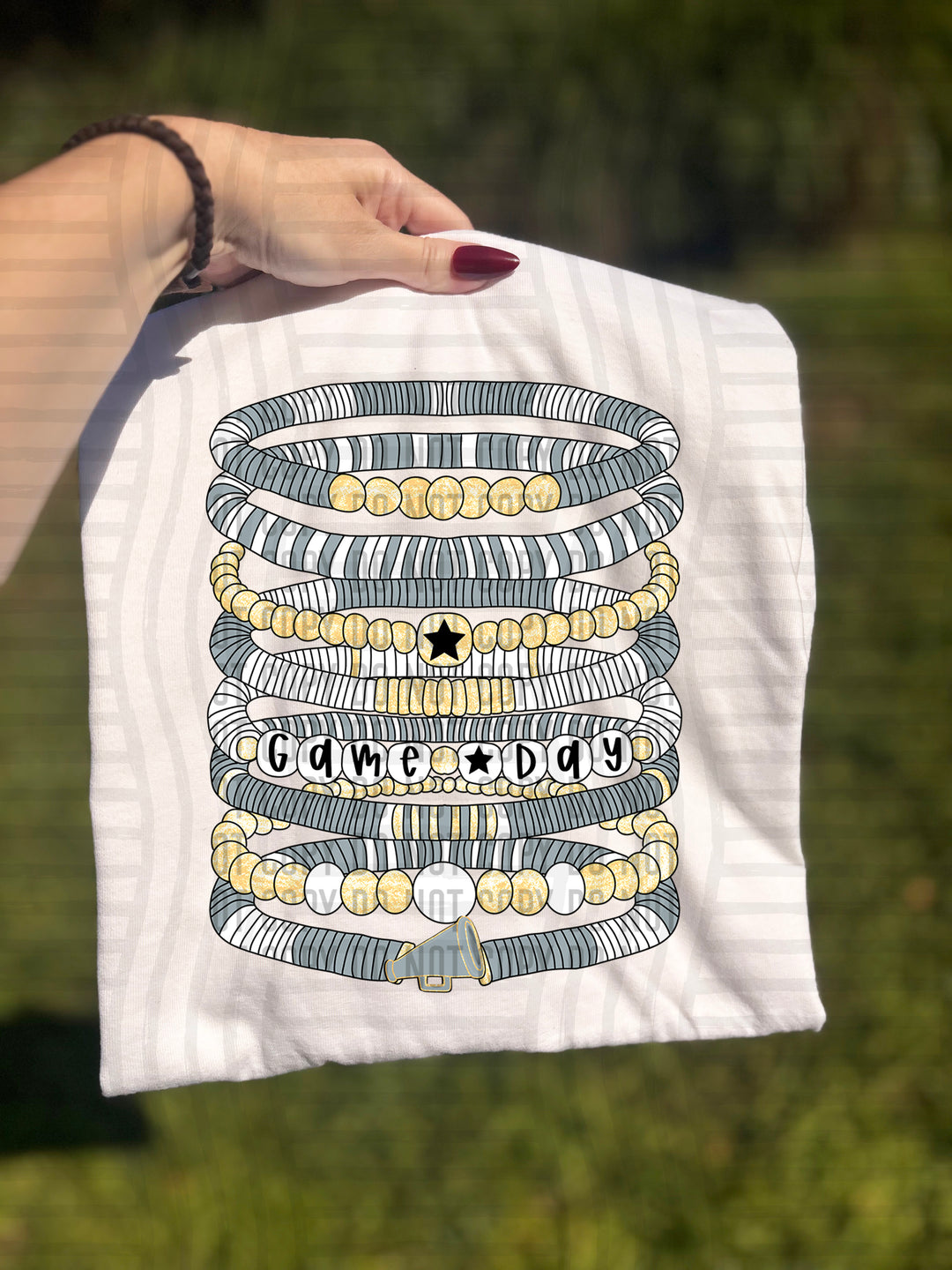 Megaphone Bracelets DTF Print