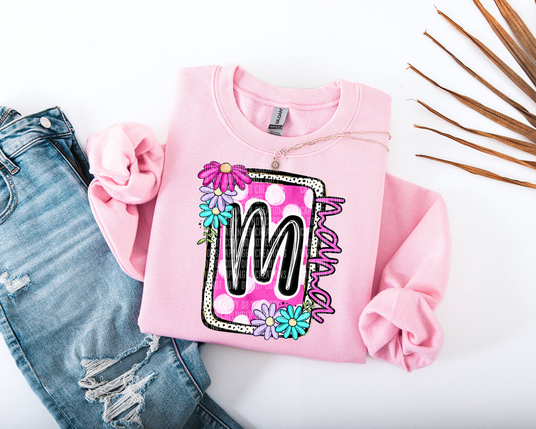 Floral Blooms Mother’s Names DTF Print