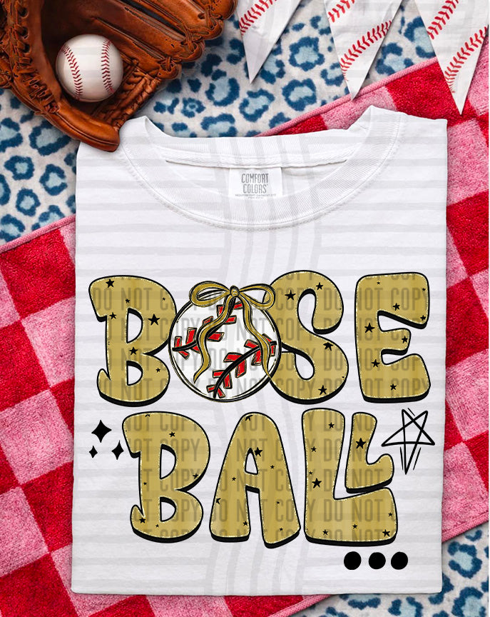 Baseball Retro DTF Print