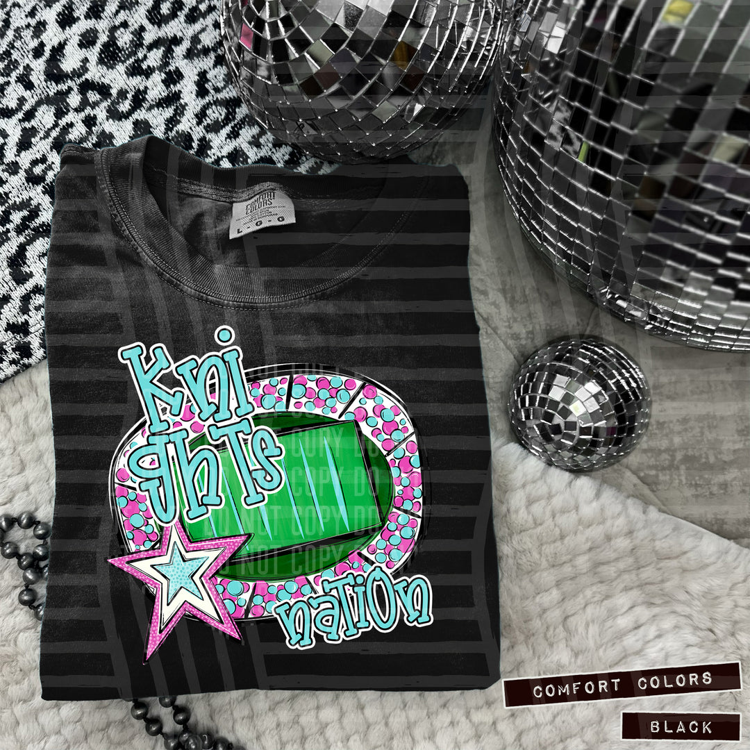 Preppy Stadium Nation DTF Print