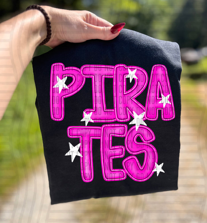 Pink And Preppy Split DTF Print