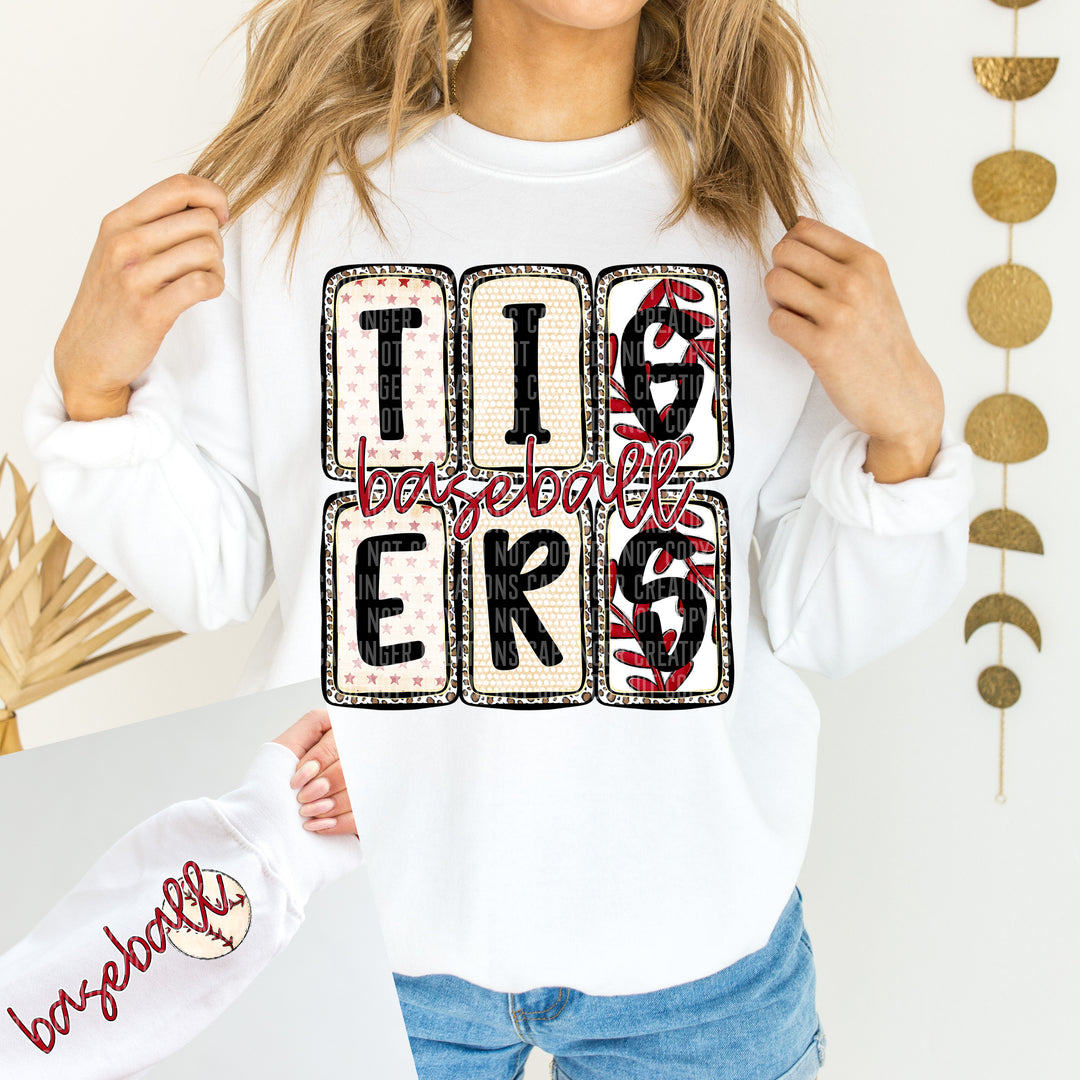 Baseball Boxed FRONT DTF Print