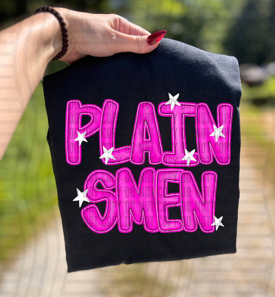 Pink And Preppy Split DTF Print