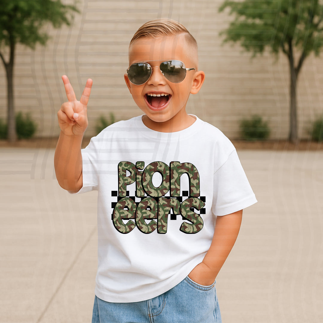 Camo DTF Print