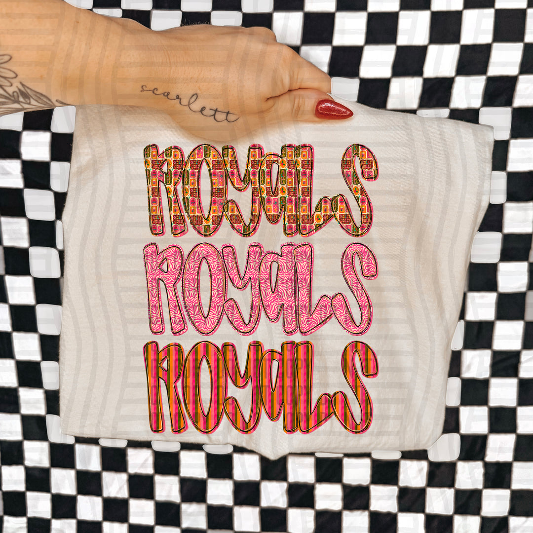 Holly Jolly Cheer Stacked DTF Print