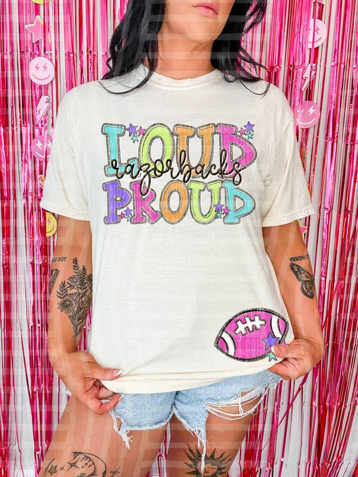 Loud Proud Preppy Leopard Mascots DTF Print