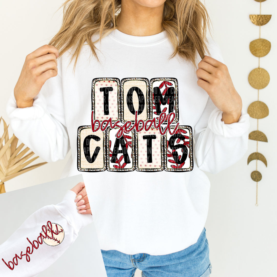 Baseball Boxed FRONT DTF Print