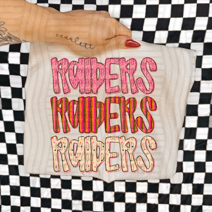 Holly Jolly Cheer Stacked DTF Print