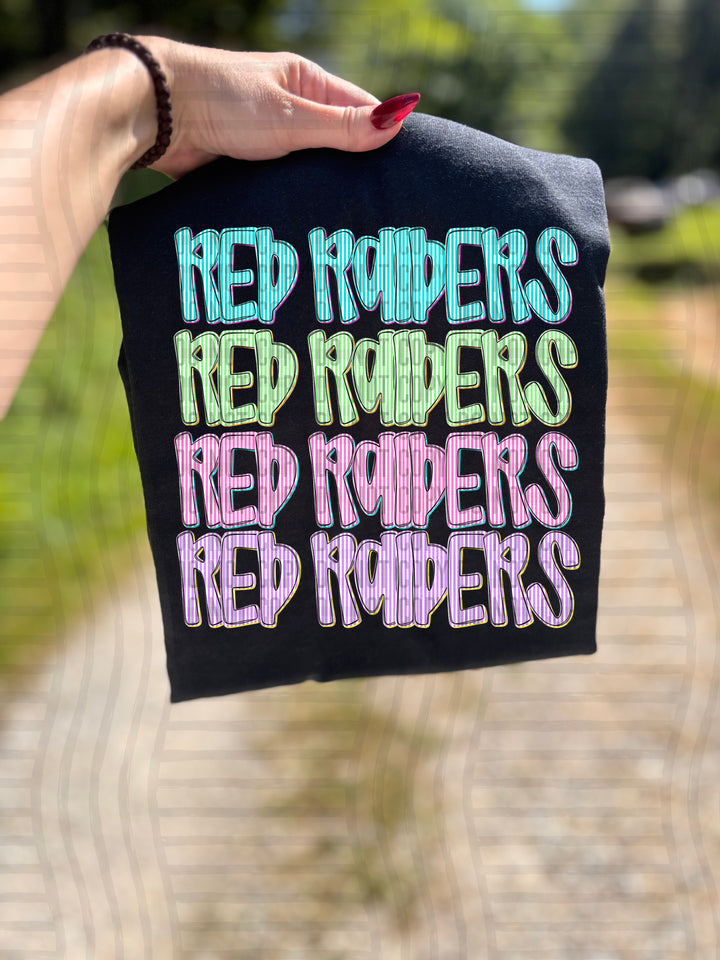 Seersucker Tri/Quad Stacked DTF Print