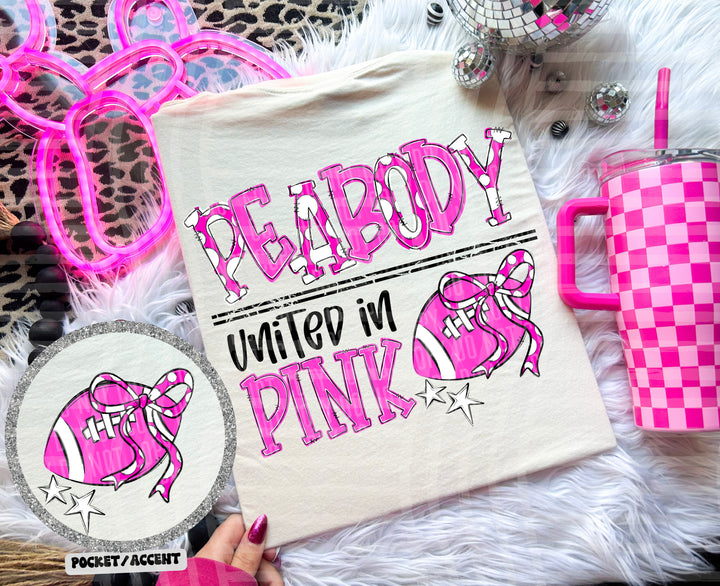 United In Pink Mascots DTF Print