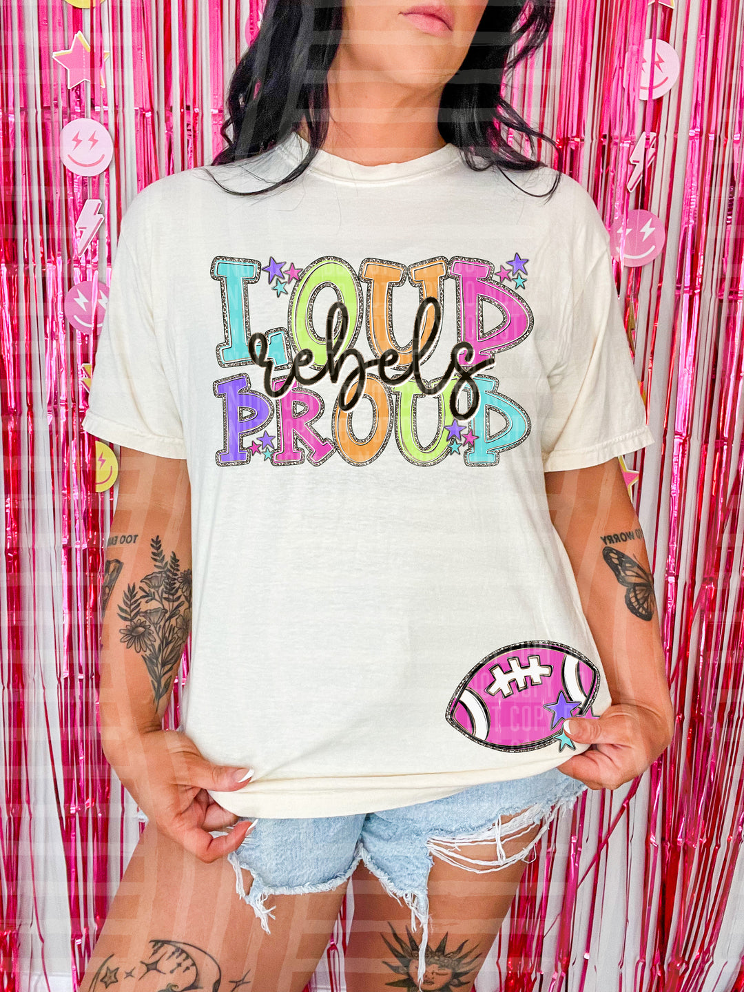 Loud Proud Preppy Leopard Mascots DTF Print
