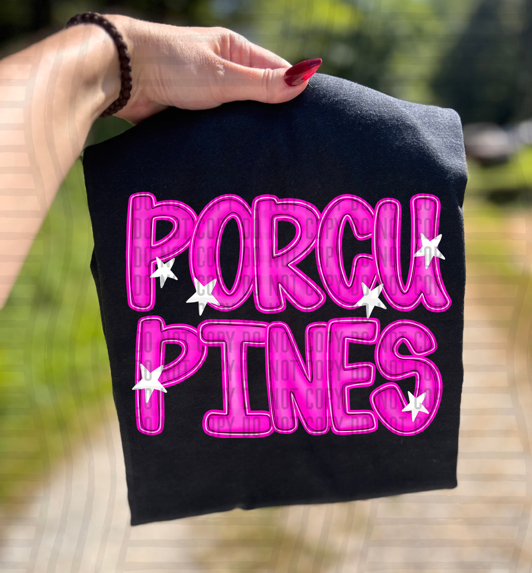 Pink And Preppy Split DTF Print