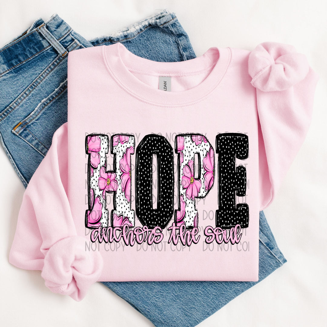 Hope Anchors The Soul DTF Print