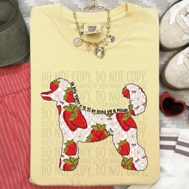 How Sweet Dog DTF Print