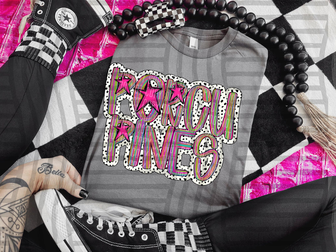 Brushstroke Dots DTF Print