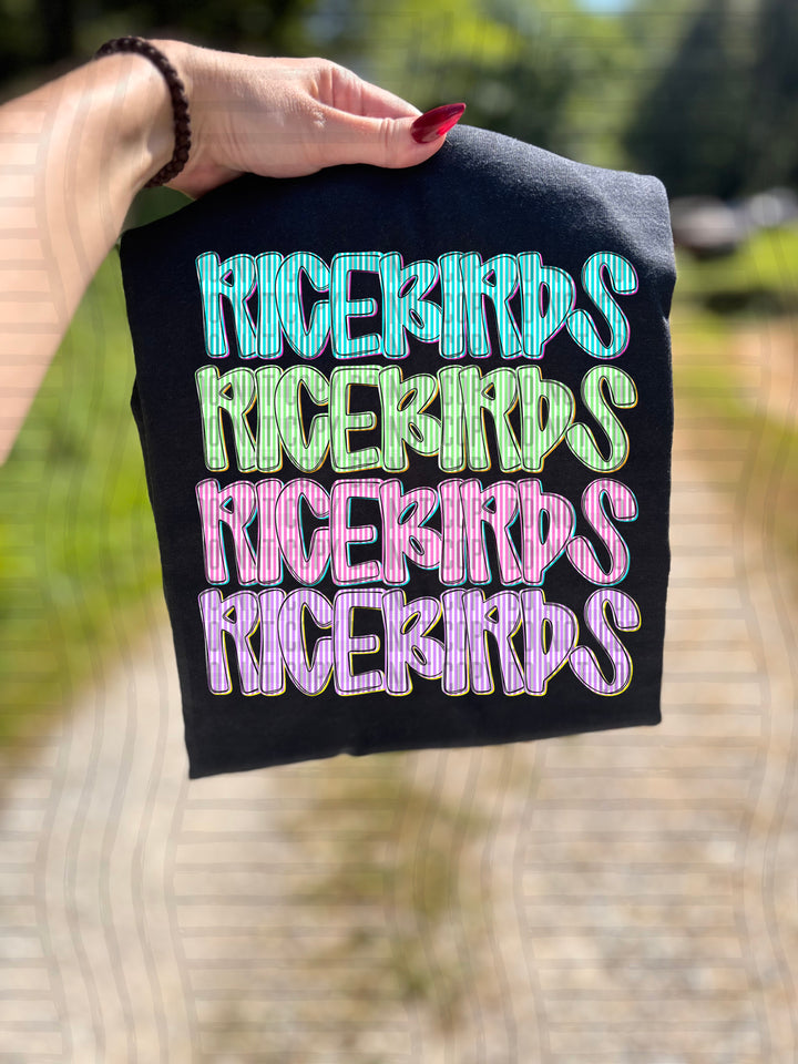 Seersucker Tri/Quad Stacked DTF Print