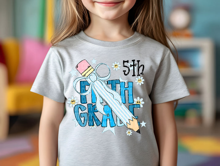 Pencil Bows DTF Print