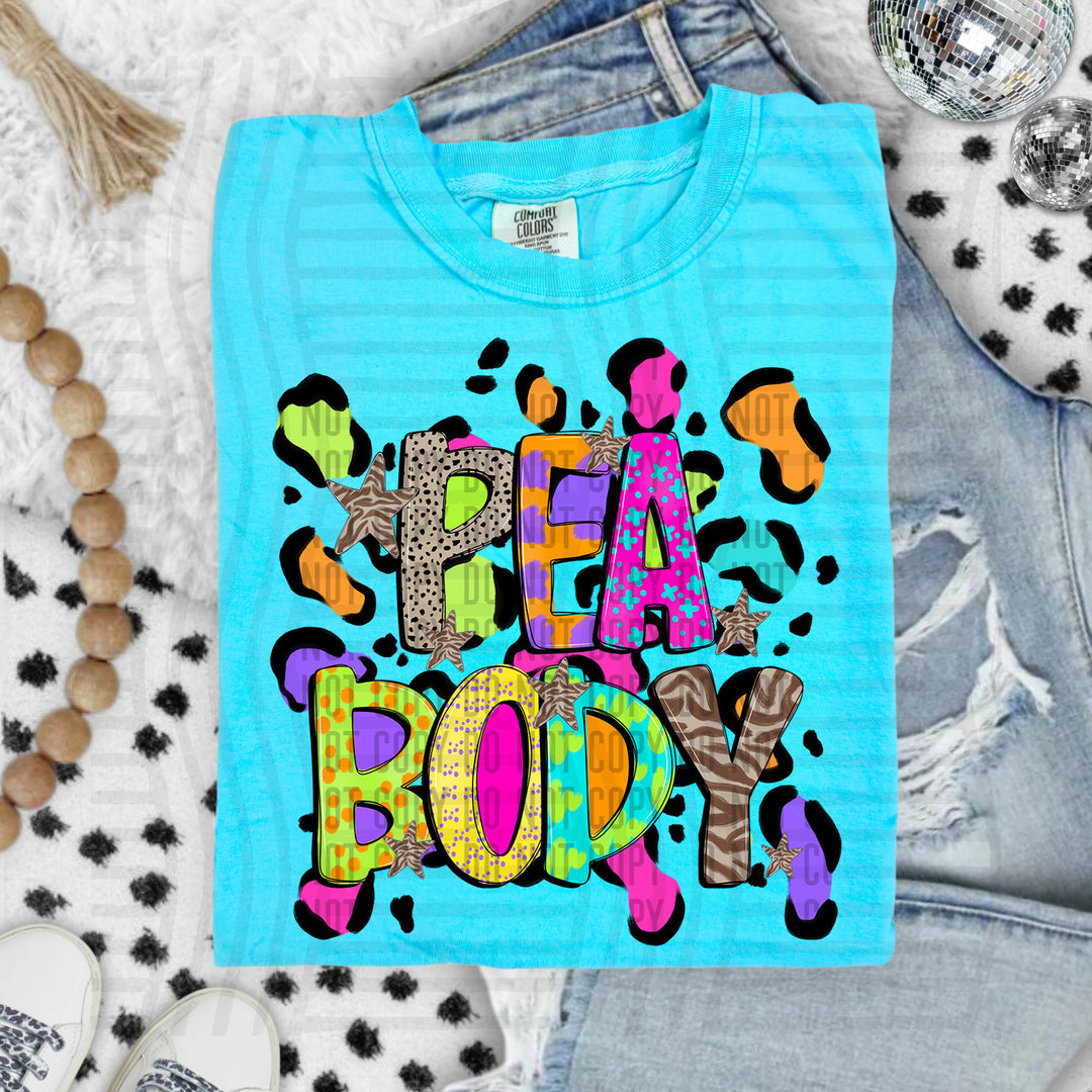 Funky Mix Up Leopard Spots DTF Print