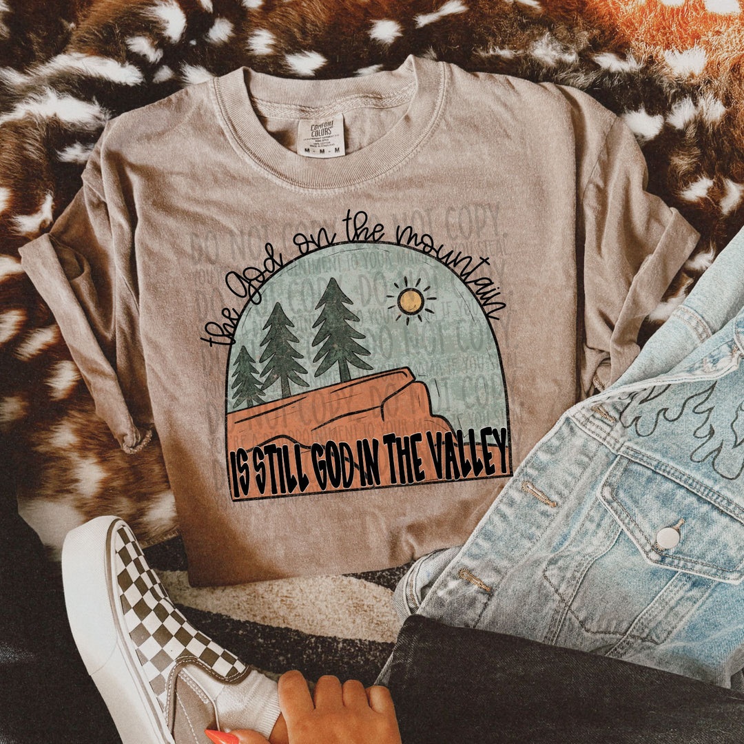 The God On The Mountain DTF Print