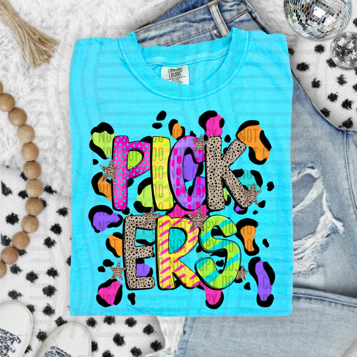 Funky Mix Up Leopard Spots DTF Print