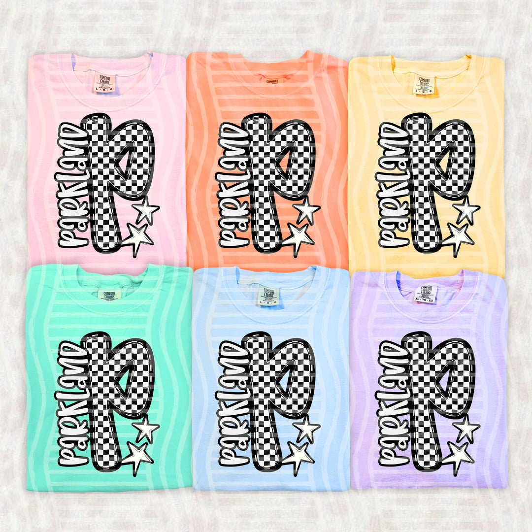 Checker Crush Black And White Mascots DTF Print