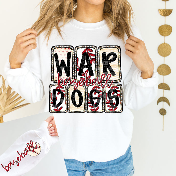 Baseball Boxed FRONT DTF Print