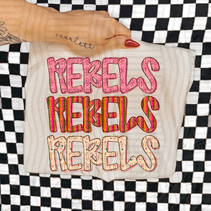 Holly Jolly Cheer Stacked DTF Print