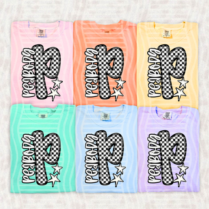 Checker Crush Black And White Mascots DTF Print