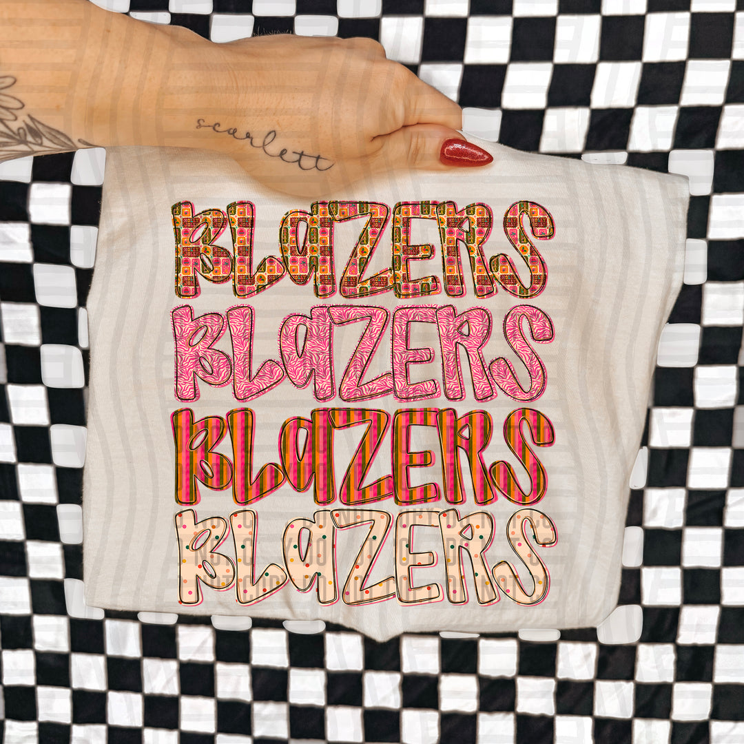 Holly Jolly Cheer Stacked DTF Print