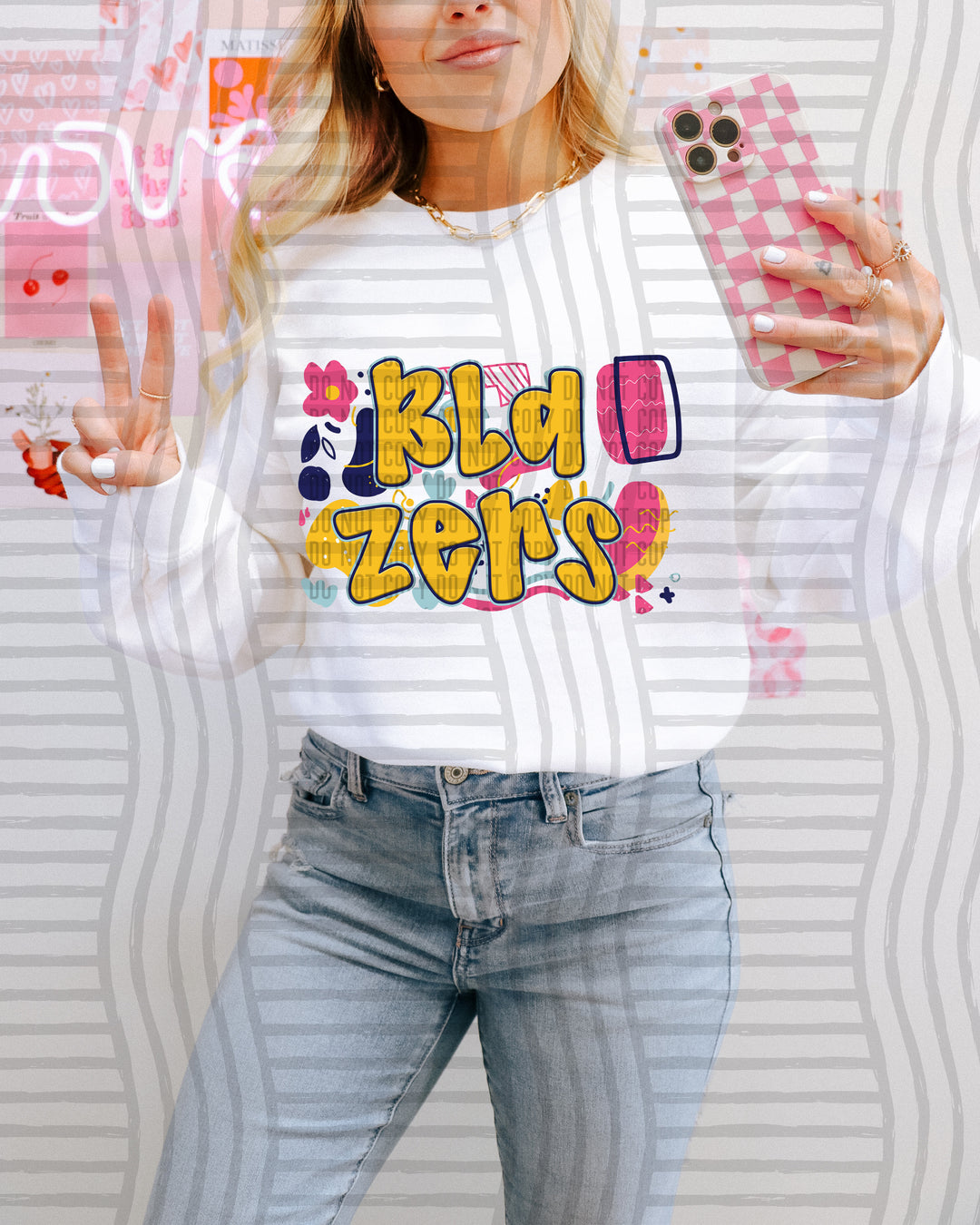Groovy Mascots DTF Print